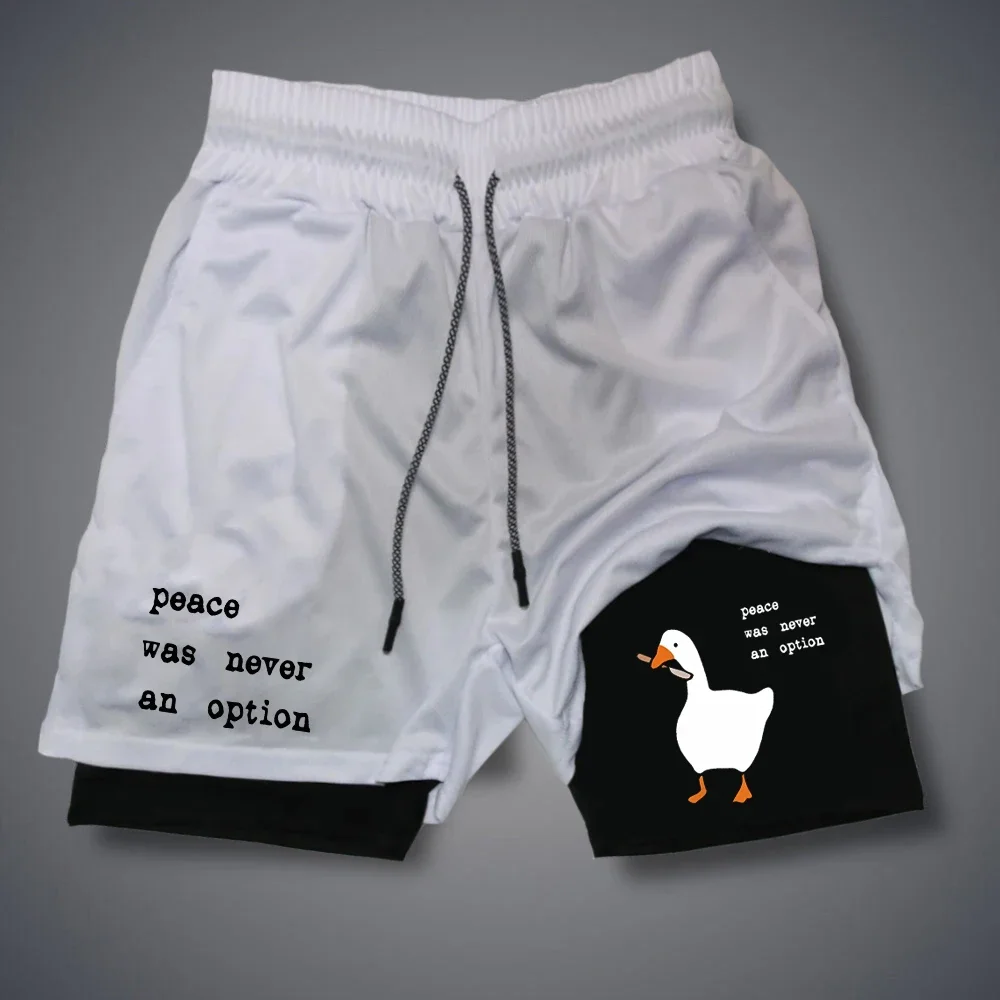 Summer Duck Clothing - Męskie szorty z nadrukiem kaczki z