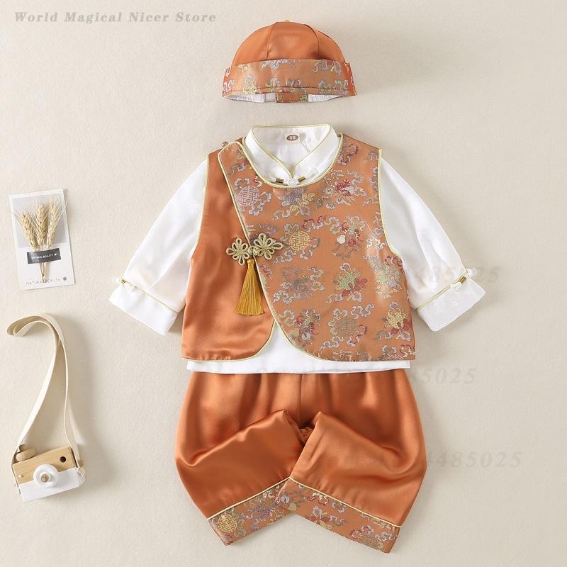 Summer Clothing Baby Girl - Wiosenno-letni strój Tang dla niemowląt, chłopców