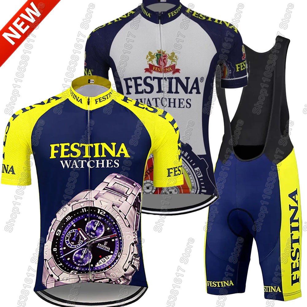 Summer Clothing In Spanish - Retro Hiszpański Zestaw Kolarski z Koszulką