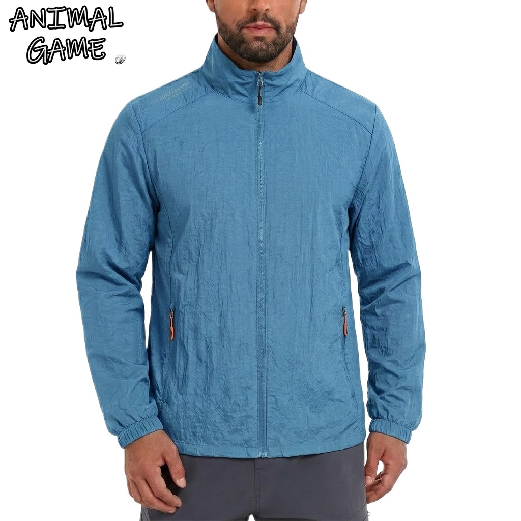 Summer Light Clothing - Męskie kurtki przeciwsłoneczne UPF50+ oddychające, sportowe,