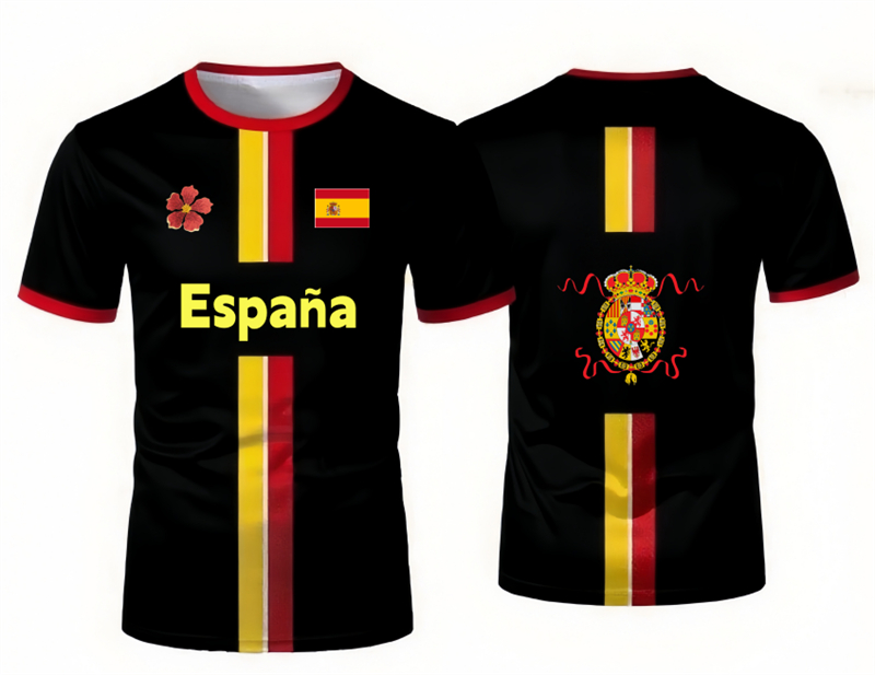 Summer Clothing In Spanish - Koszulka piłkarska hiszpańska z 2026 roku