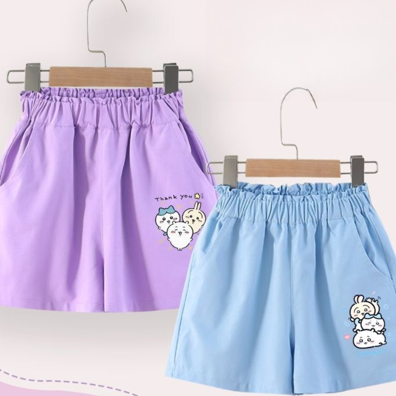 Summer Light Clothing - Anime Kreskówka Kawaii Chiikawa Odzież Dziecięca