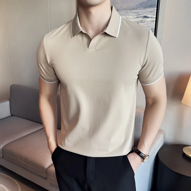 Summer Light Clothing - Męska koszulka polo letnia lekka cienka