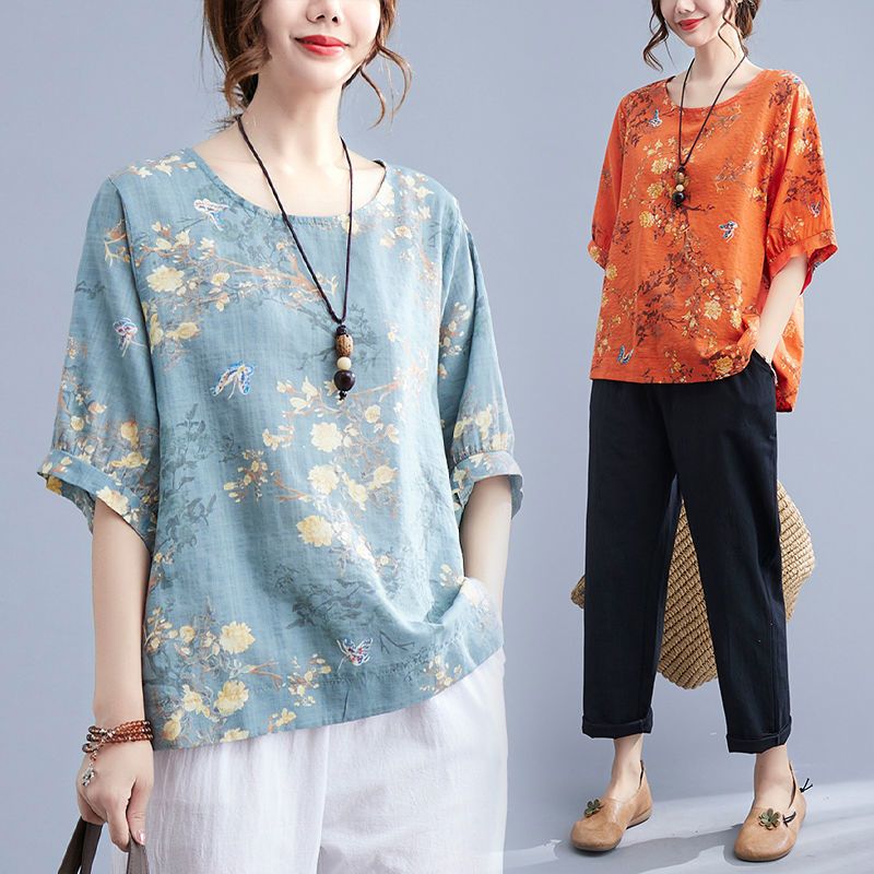 Summer Clothing Over 60 - Letnia nowa koszulka damska z krótkim