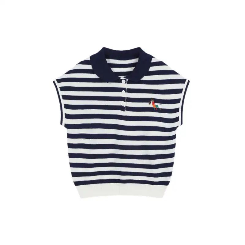 Summer Clothing Drop - Damska odzież modna w paski, dzianinowa