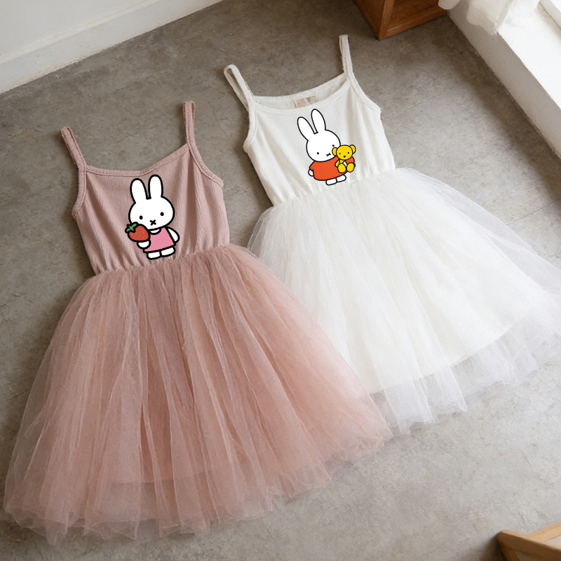 Summer Clothing Baby Girl - Sukienka na ramiączkach dla dziewczynek Miffy,
