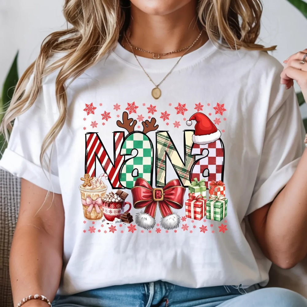 Summer Clothing Vibes - Świąteczna koszulka NANA, zabawna koszulka unisex,