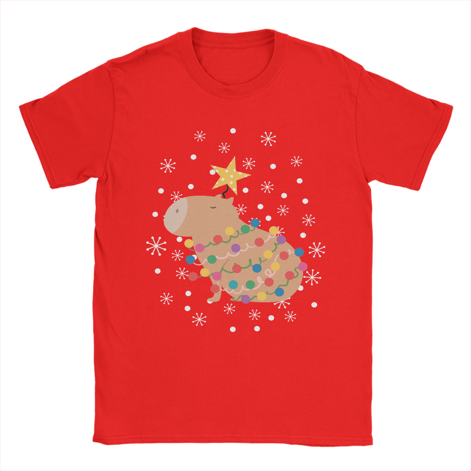 Summer Clothing Ideas - Koszulka męska z motywem kapibary na