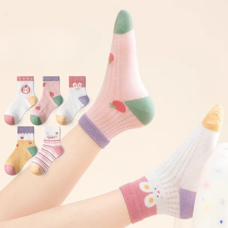 Skarpetki dziecięce 5 par/part – Summer Clothing Baby Girl recenzja i cena