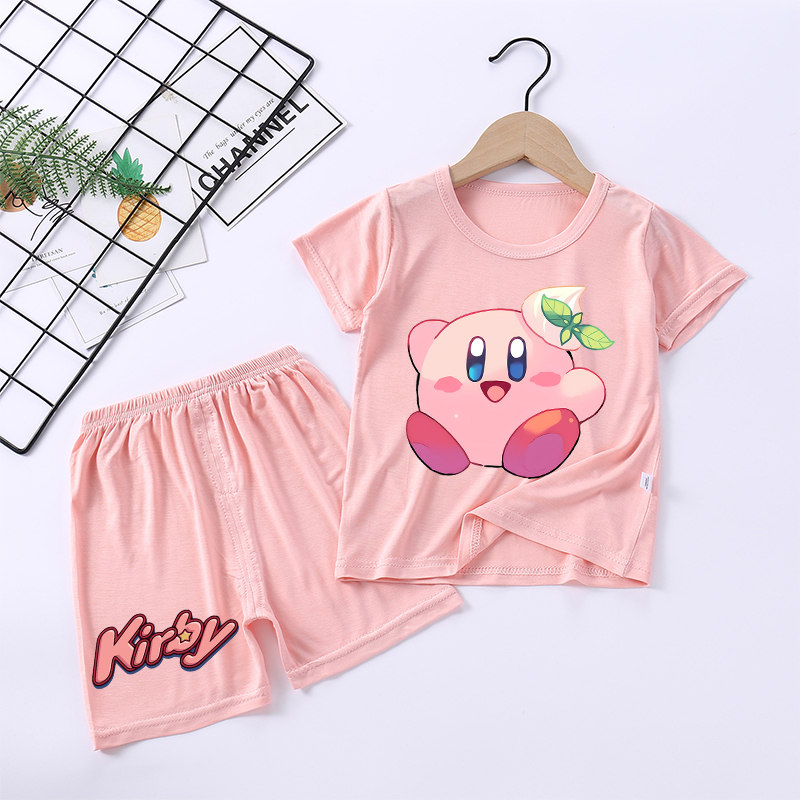 Nowa Piżama Dziewczęca z Kirby – Summer Clothing Baby Girl recenzja i cena