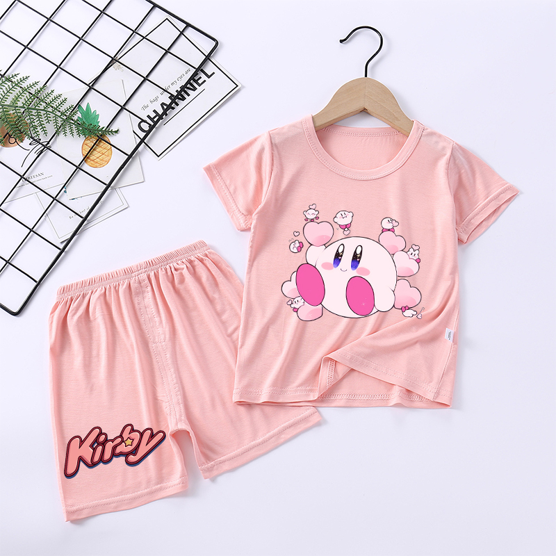 Nowa Piżama Dziewczęca z Kirby – Summer Clothing Baby Girl recenzja i cena