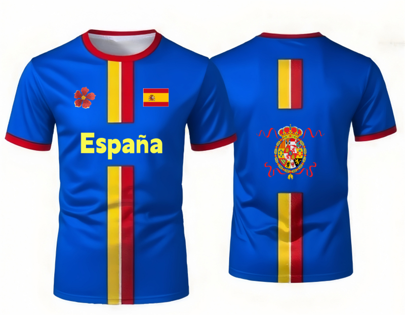 Koszulka piłkarska hiszpańska  – Summer Clothing In Spanish recenzja i cena