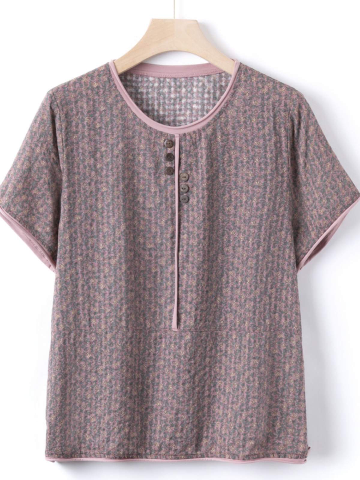 Luźna bluzka z krótkim rękawem – Summer Clothing Over 60 recenzja i cena