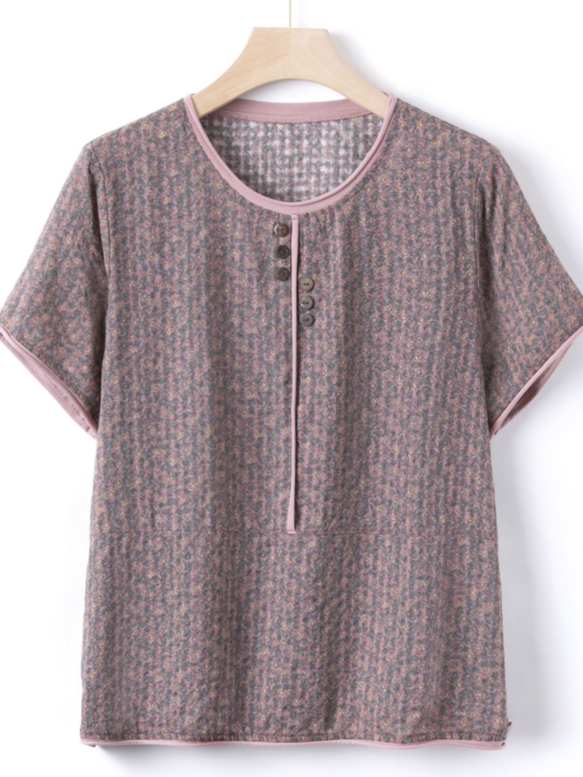 Luźna bluzka z krótkim rękawem – Summer Clothing Over 60 recenzja i cena