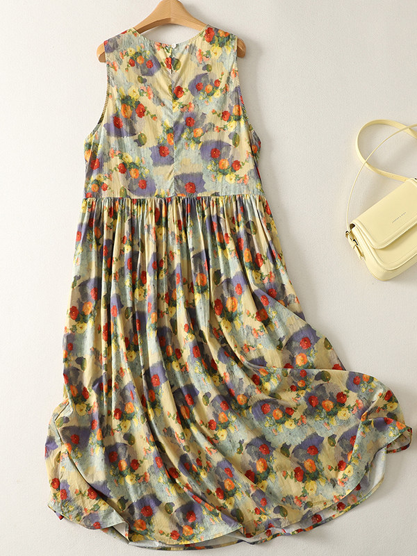 Letnia luźna sukienka maxi w k – Summer Clothing Vibes recenzja i cena