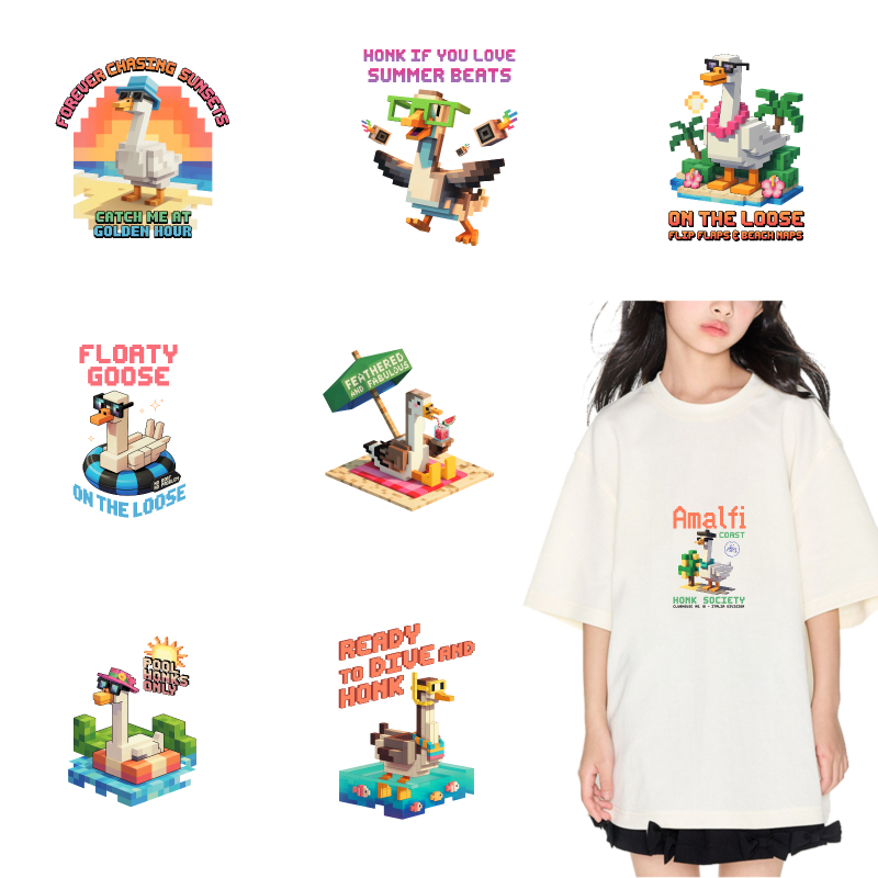 2 SZT. Naszywki z kaczką Amalf – Summer Clothing Vibes recenzja i cena