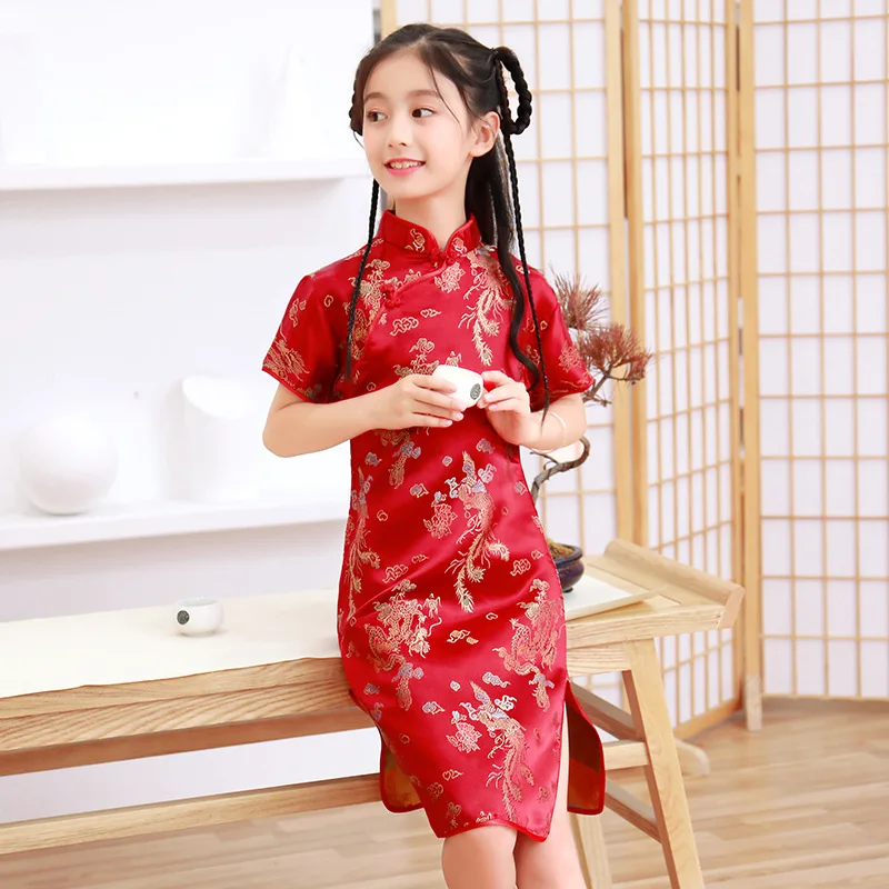 Letnie dziecięce Cheongsam now – Summer Clothing Baby Girl recenzja i cena