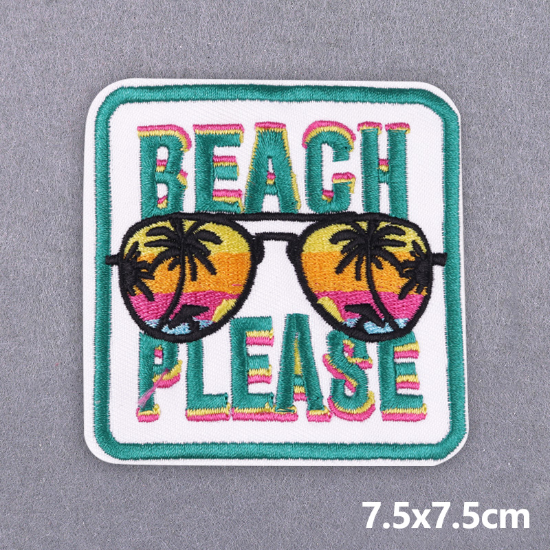 5 szt. Naszywki z haftowanymi  – Summer Clothing Vibes recenzja i cena