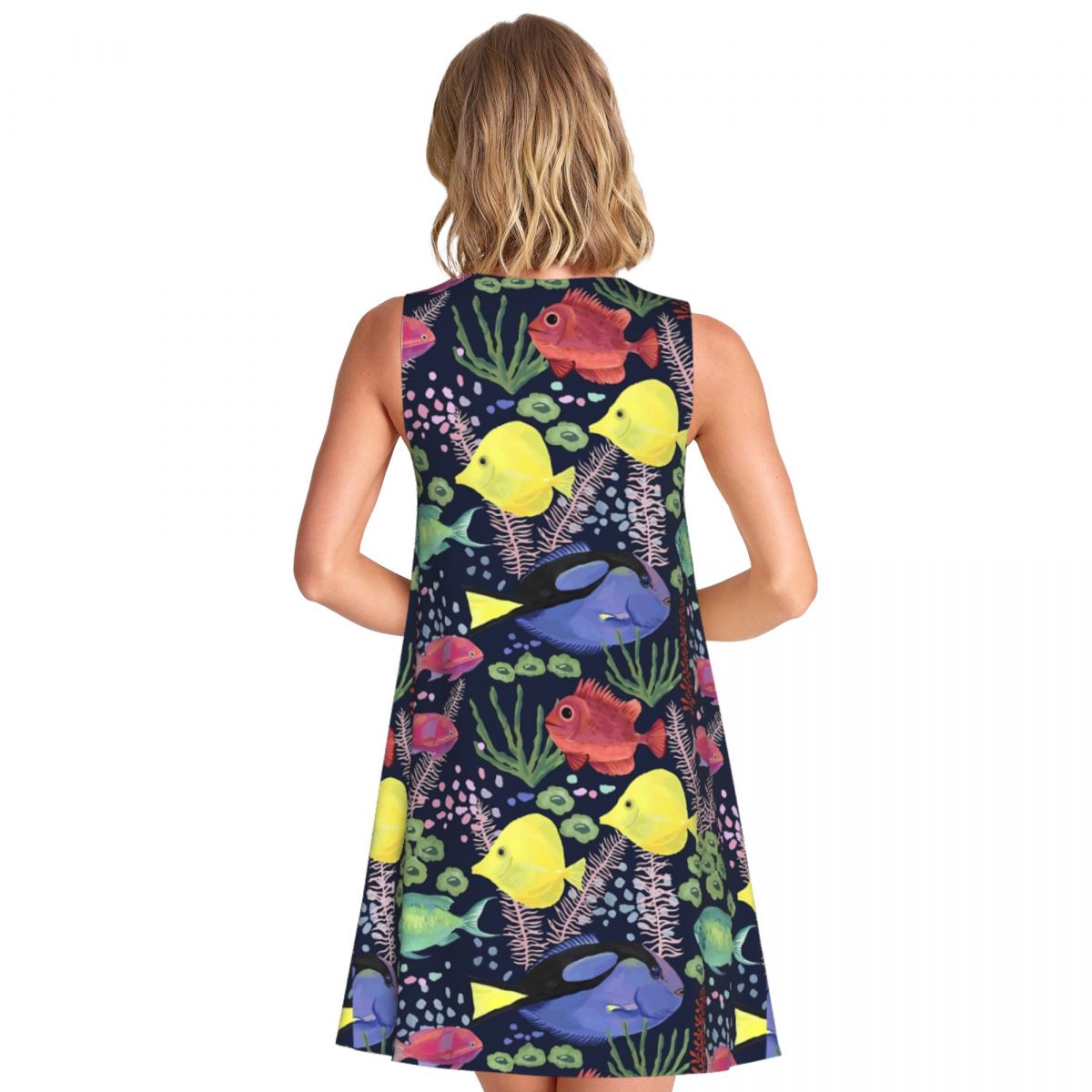 Sukienka z motywem akwarium, k – Summer Clothing Ideas For Women recenzja i cena