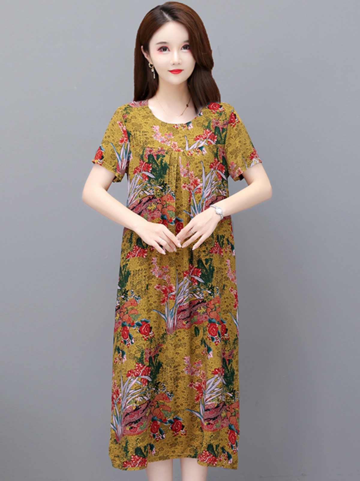 Letnia sukienka plus size, luź – Summer Clothing Over 60 recenzja i cena