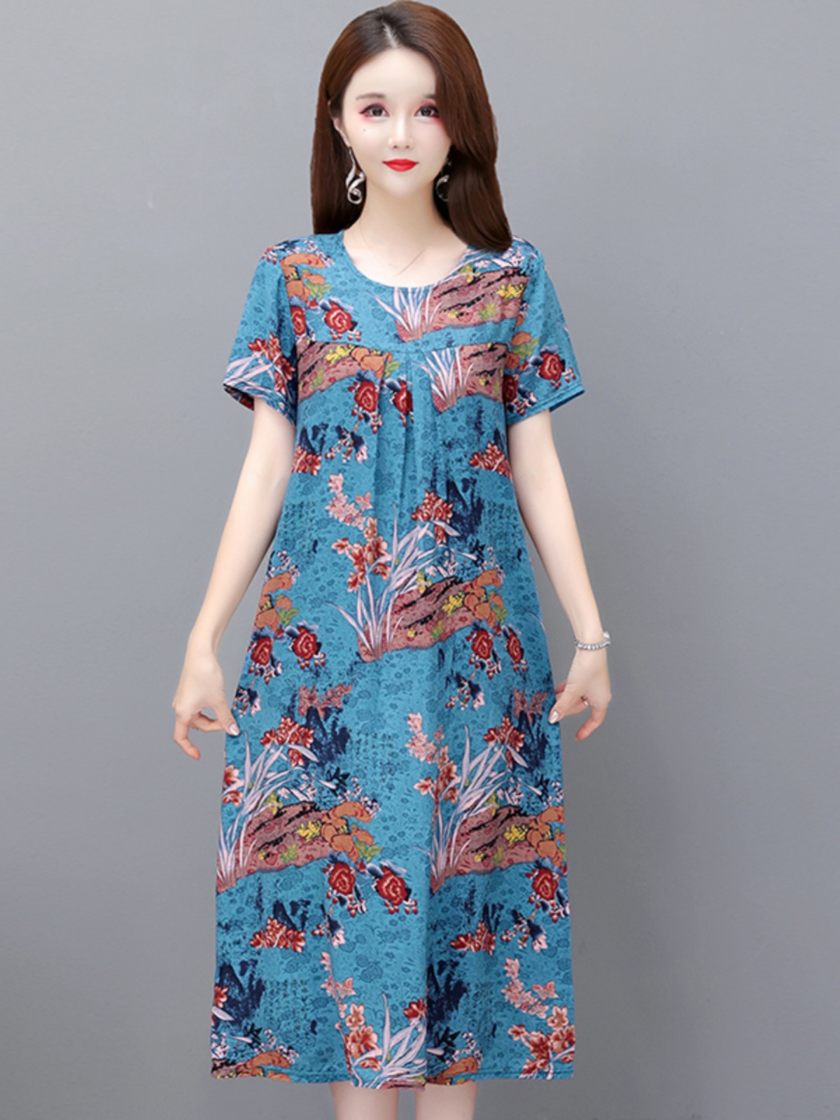 Letnia sukienka plus size, luź – Summer Clothing Over 60 recenzja i cena