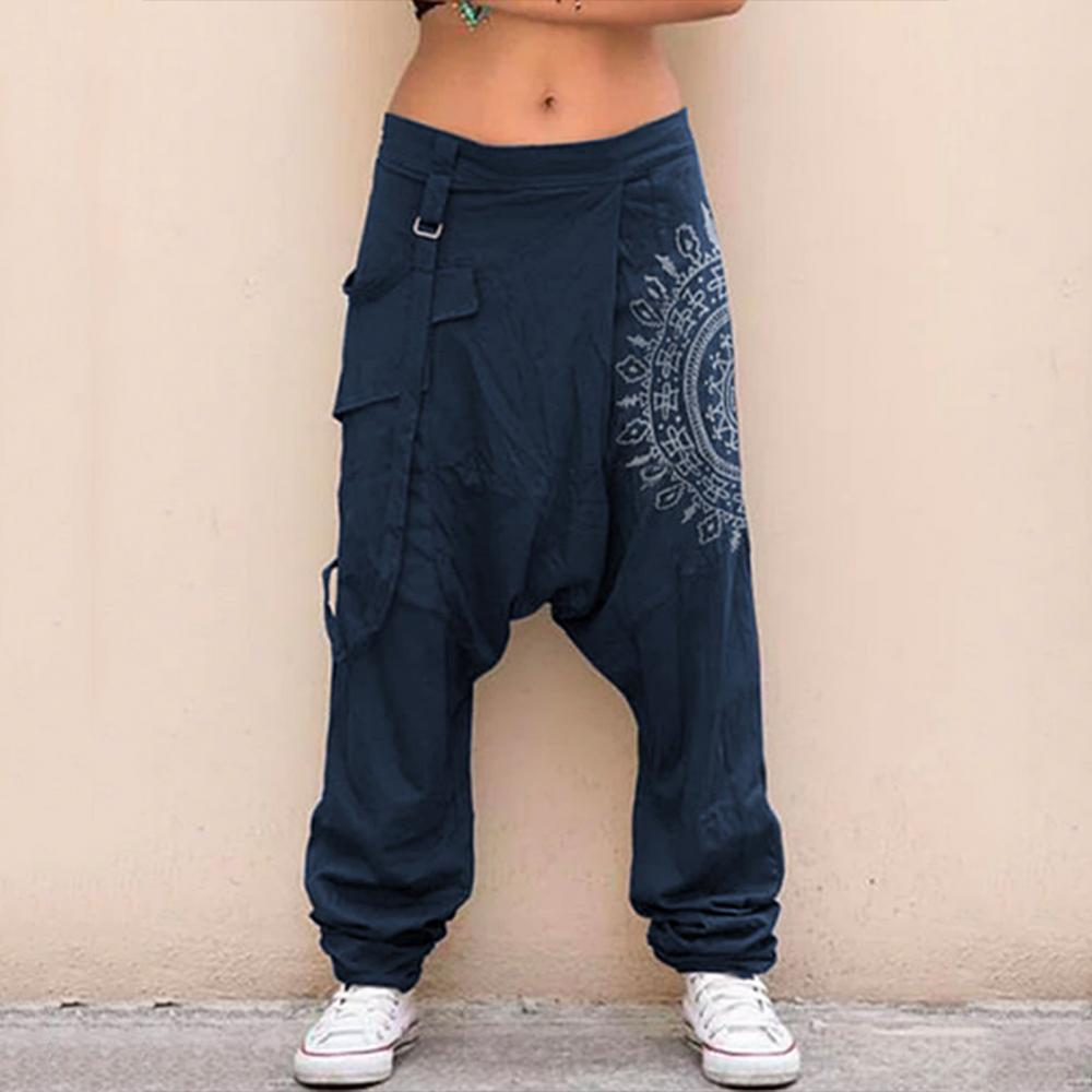 Retro Printed Women Loose Pant – Summer Clothing Drop recenzja i cena