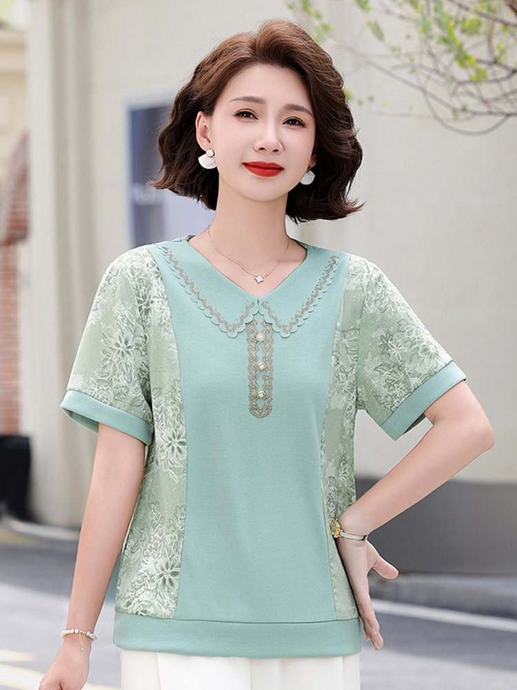 Modna letnia dzianinowa koszul – Summer Clothing Over 60 recenzja i cena