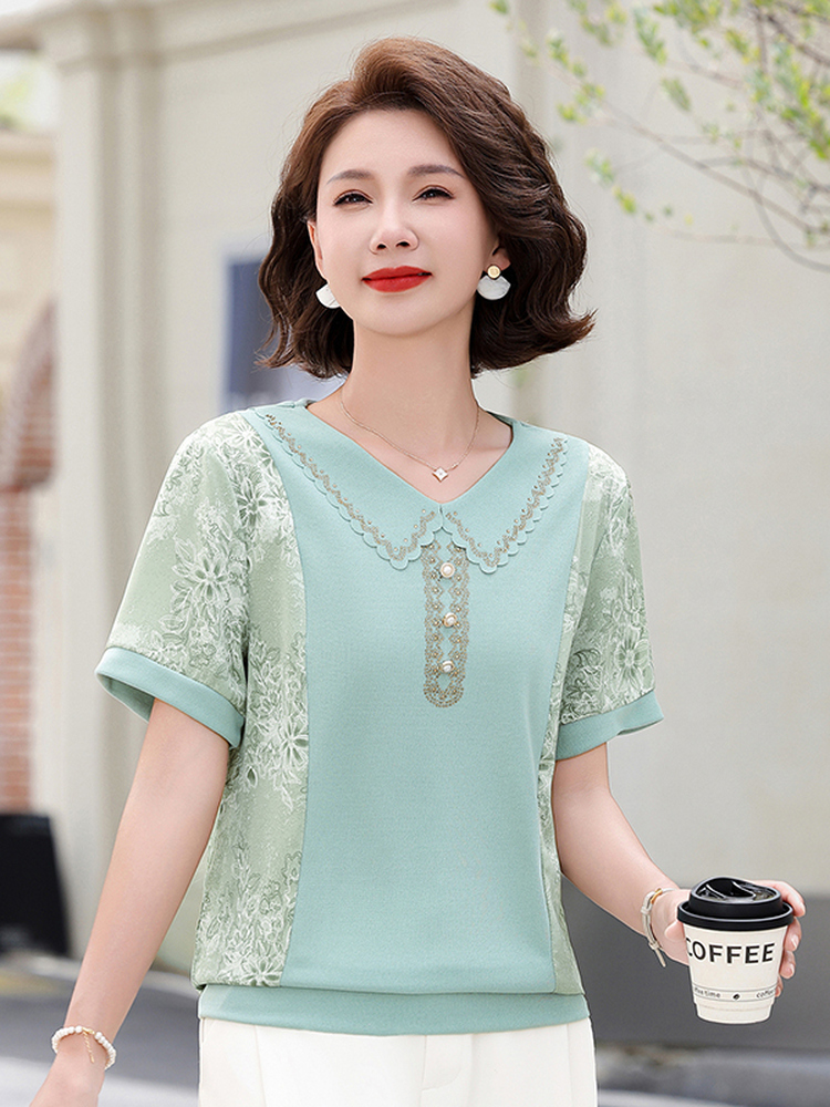 Modna letnia dzianinowa koszul – Summer Clothing Over 60 recenzja i cena