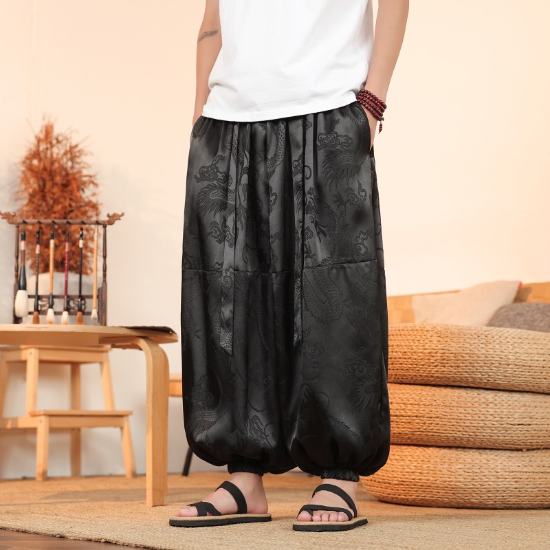 Męskie szerokie spodnie na lat – Summer Light Clothing recenzja i cena