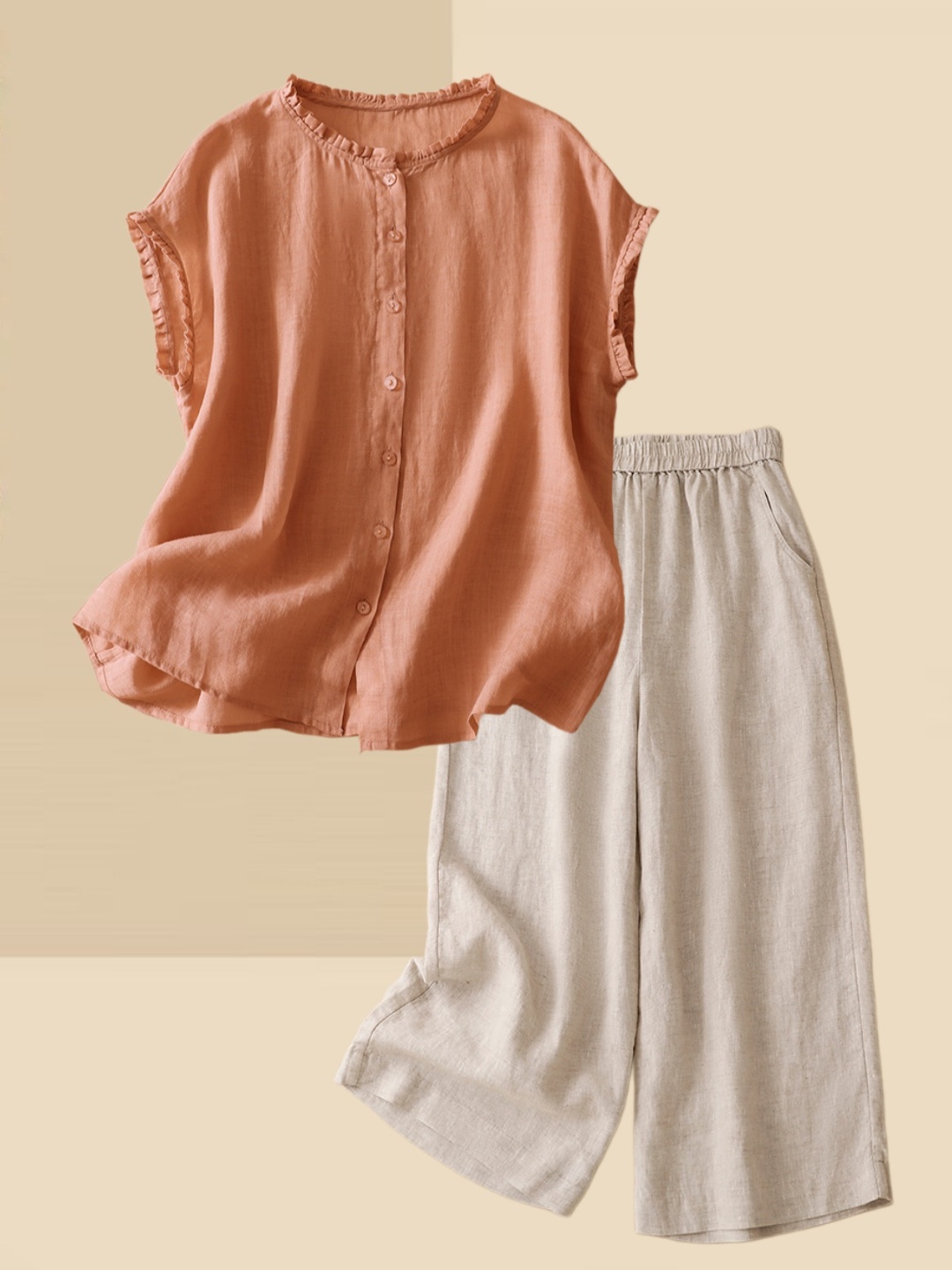 Damski cienki lniano-bawełnian – Summer Clothing Over 60 recenzja i cena