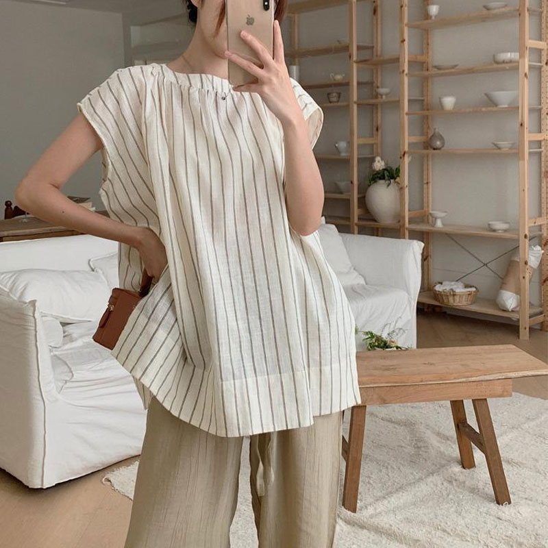 Luźna bluzka damska w paski be – Summer Clothing Drop recenzja i cena