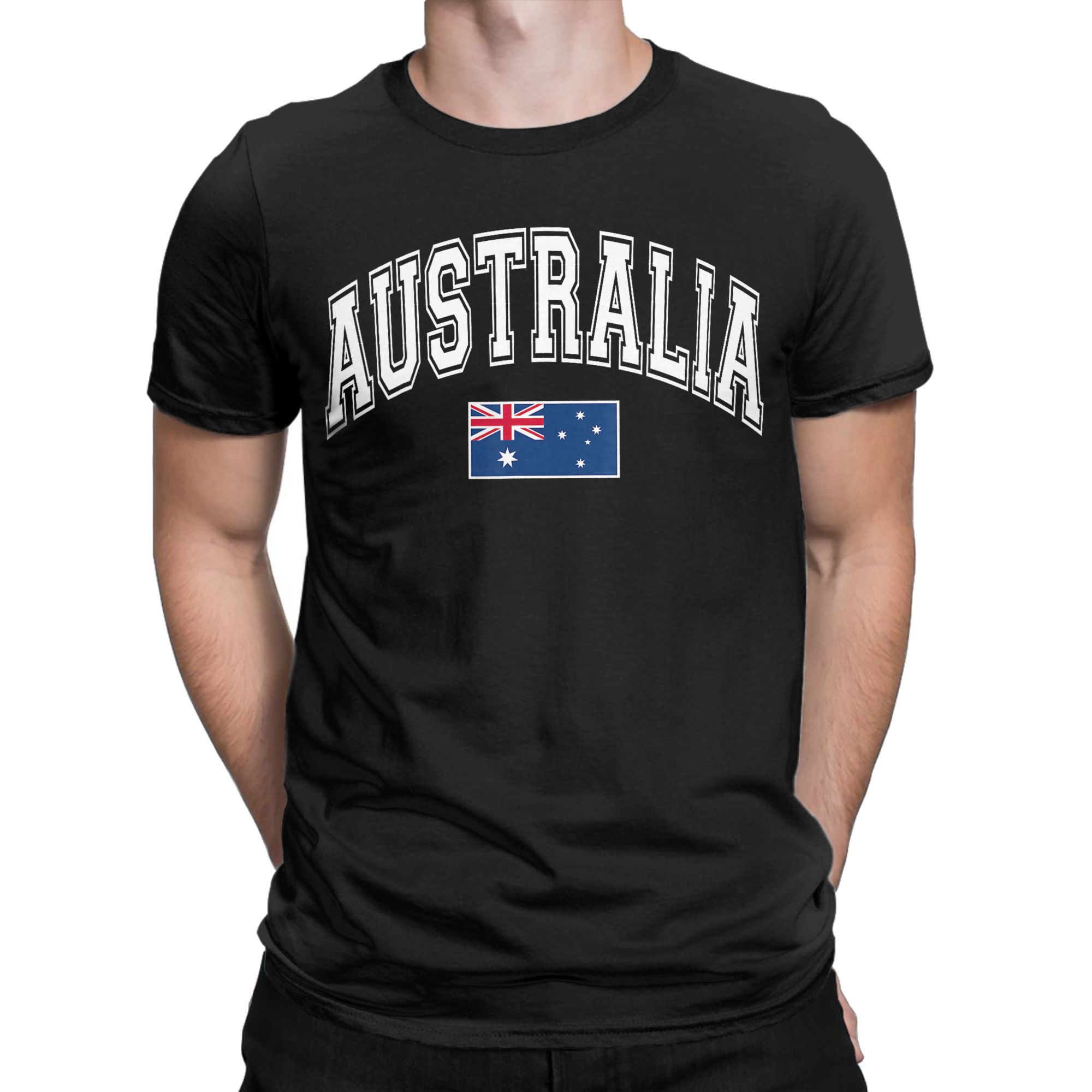 Męska koszulka T-shirt Austral – Summer Clothing Australia recenzja i cena